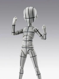 S.H.Figuarts Body-kun Ken Sugimori Edition (Wireframe Gray Color Ver.) Action Figure