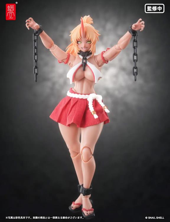 RPGEX-08 Oni Shrine Maiden Second Daughter Momiji 1/12 Scale Action Figure
