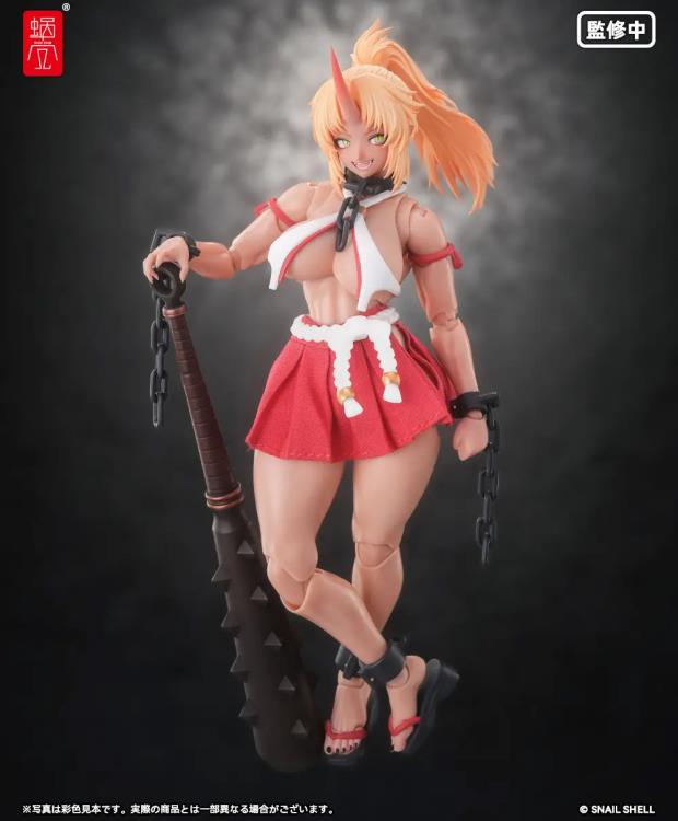 RPGEX-08 Oni Shrine Maiden Second Daughter Momiji 1/12 Scale Action Figure