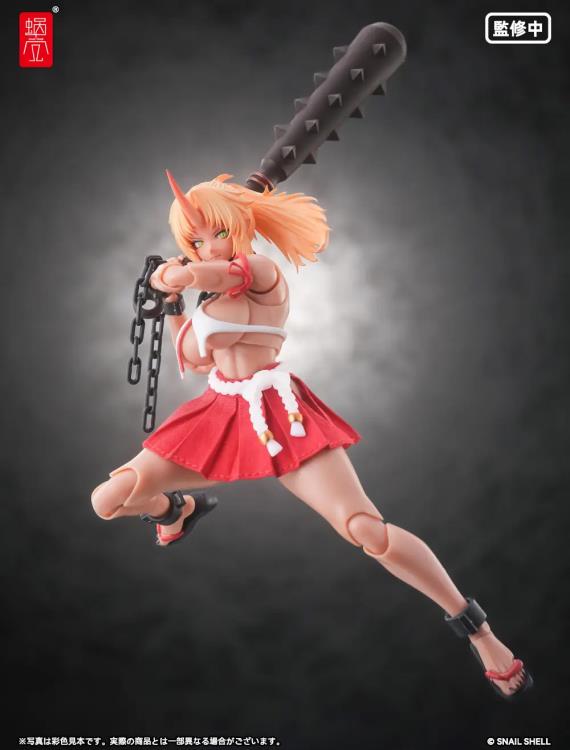 RPGEX-08 Oni Shrine Maiden Second Daughter Momiji 1/12 Scale Action Figure