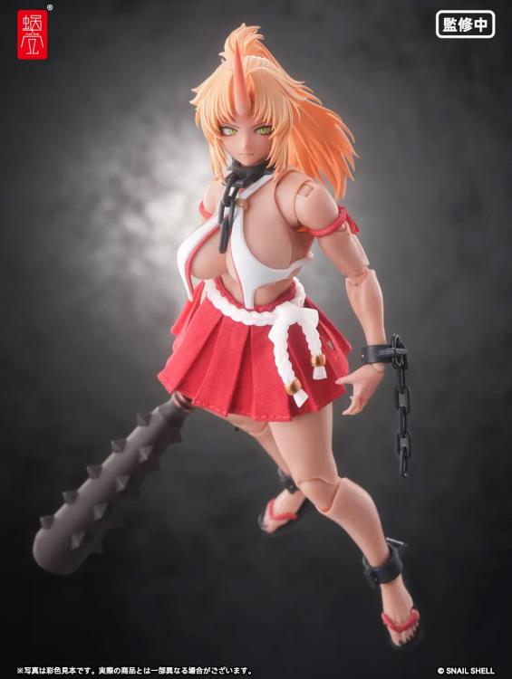 RPGEX-08 Oni Shrine Maiden Second Daughter Momiji 1/12 Scale Action Figure
