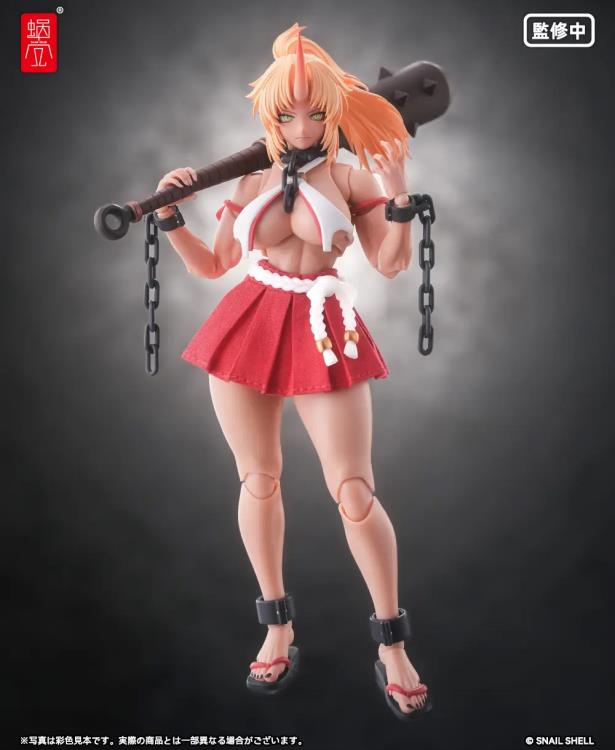 RPGEX-08 Oni Shrine Maiden Second Daughter Momiji 1/12 Scale Action Figure