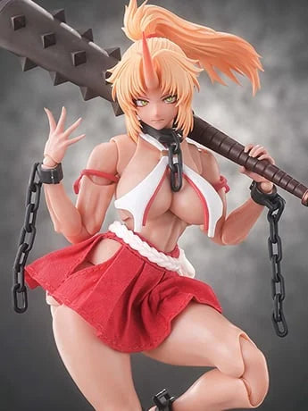 RPGEX-08 Oni Shrine Maiden Second Daughter Momiji 1/12 Scale Action Figure