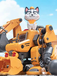 Meow! Woof! Secret Service Cute Pet Assembling Mecha Series Demolisher RH-052 Husky Model Kit