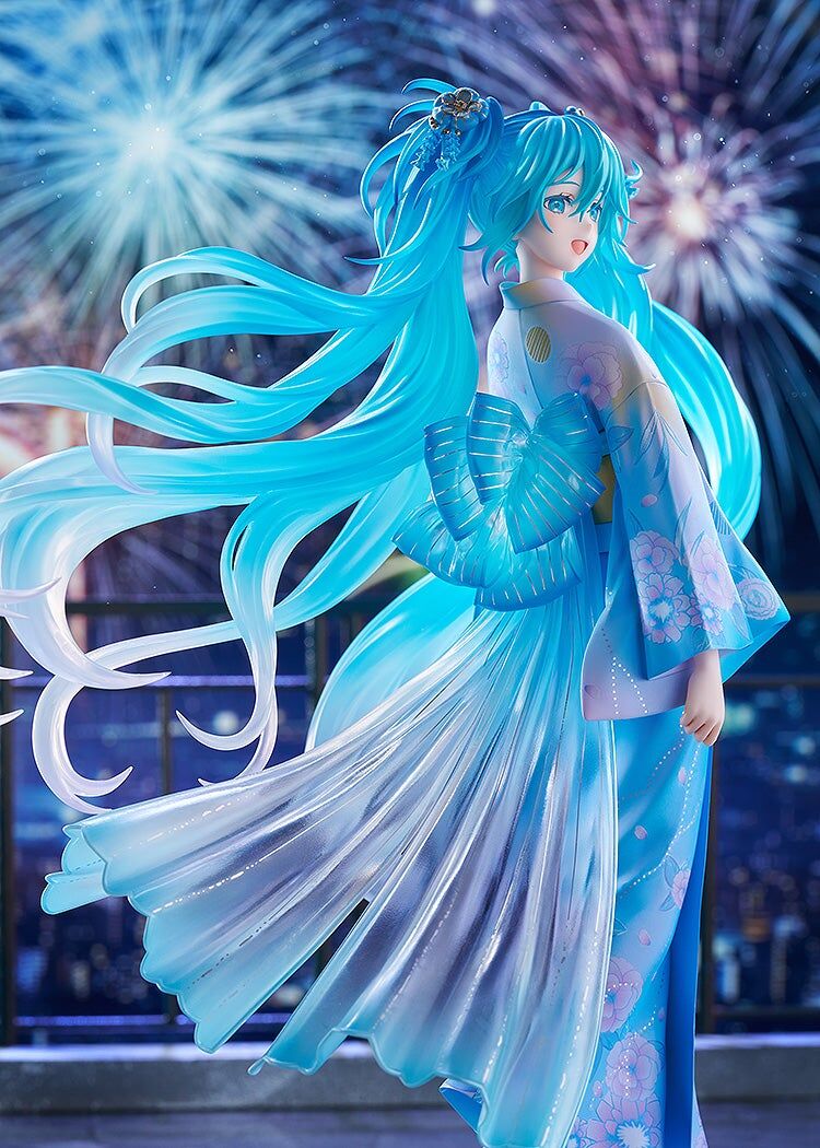Vocaloid Hatsune Miku (Music & Fire Works Ver.) 1/7 Scale Figure