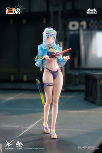 Girls' Frontline 2 Exilium Pocket Art Series Klukai (Cerulean Breaker Ver.) (Standard Ver.) 1/12 Scale Action Figure