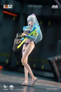 Girls' Frontline 2 Exilium Pocket Art Series Klukai (Cerulean Breaker Ver.) (Deluxe Ver.) 1/12 Scale Action Figure