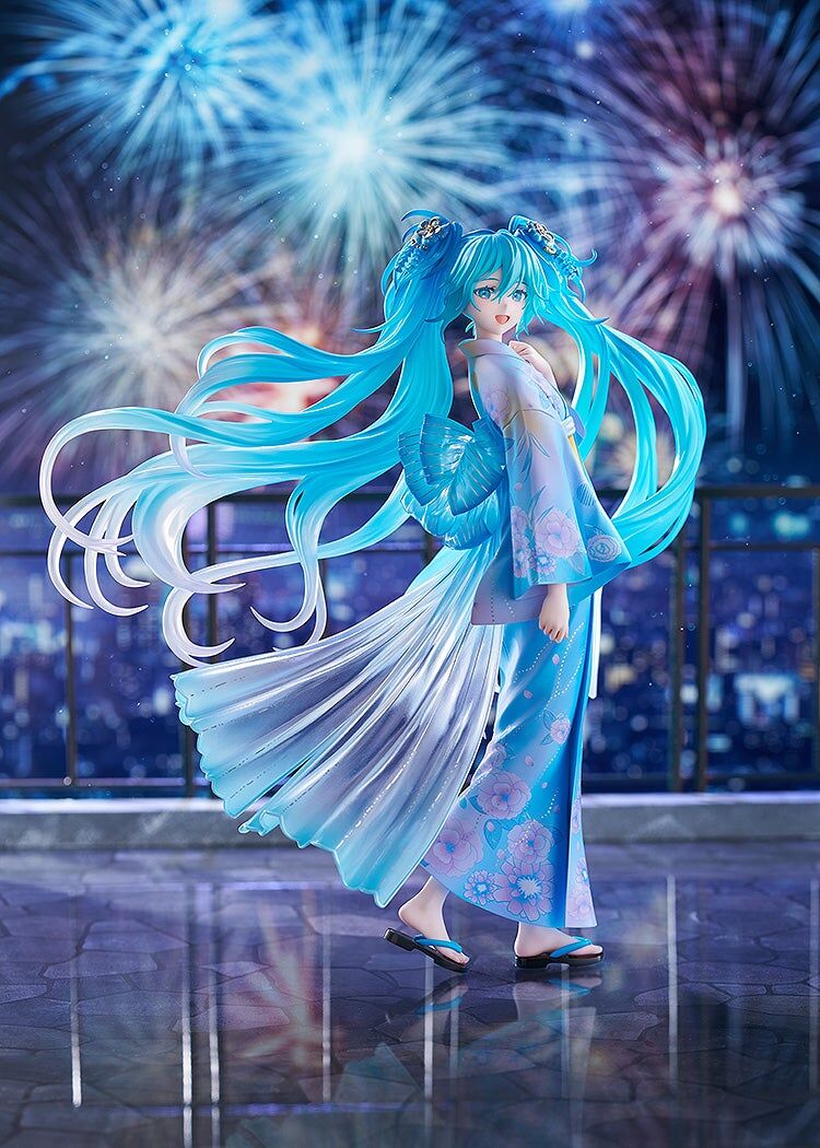 Vocaloid Hatsune Miku (Music & Fire Works Ver.) 1/7 Scale Figure