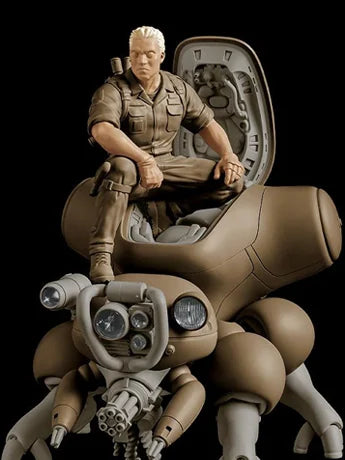 Ghost in the Shell PLAMAX MF-95 minimum factory Batou with Fuchikoma (Manga Ver.) 1/20 Scale Model Kit