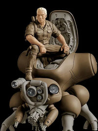 Ghost in the Shell PLAMAX MF-95 minimum factory Batou with Fuchikoma (Manga Ver.) 1/20 Scale Model Kit
