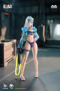 Girls' Frontline 2 Exilium Pocket Art Series Klukai (Cerulean Breaker Ver.) (Deluxe Ver.) 1/12 Scale Action Figure