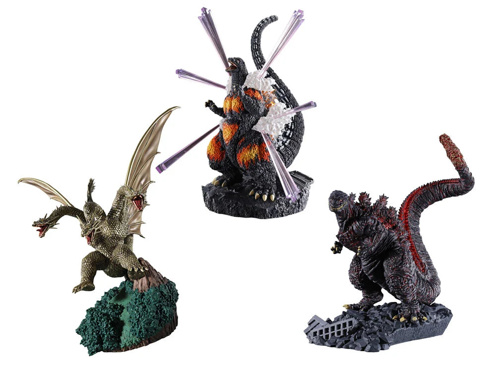 Godzilla Petitrama EX 01 Godzilla Box of 3 Figures