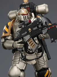 Warhammer The Horus Heresy Iron Warriors MkII Legionary 1 with Vexilla, Bolter and Bolt Pistol 1/18 Scale Action Figure