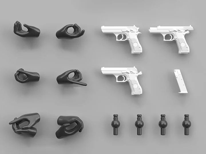 Little Armory x Megami Device LA-OP24 Gloves 2 (Black) Accessory Set