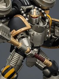 Warhammer The Horus Heresy Iron Warriors MkII Assault Sergeant with Disintegrator Pistol, Power Maul & Combat Shield 1/18 Scale Action Figure