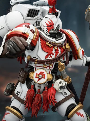 Warhammer 40K Space Marine 2 White Scars Assault Intercessor Champion (Game Edition) 1/18 Scale Action Figure