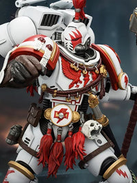 Warhammer 40K Space Marine 2 White Scars Assault Intercessor Champion (Game Edition) 1/18 Scale Action Figure