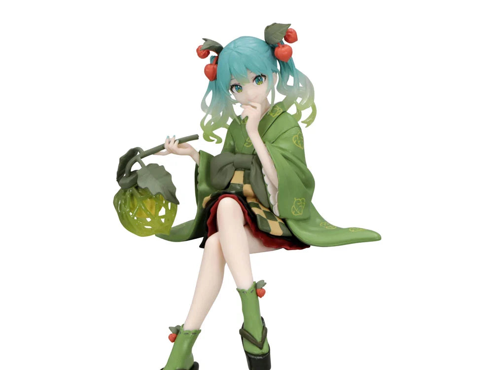 Vocaloid Hatsune Miku (Flower Fairy Winter Cherry Green Color Ver.) Noodle Stopper Figure