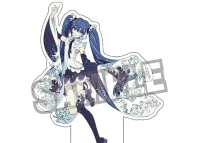 Hokusai Katsushika x Hatsune Miku by Rella Die-cut Acrylic Stand Hatsune Miku The Great Wave off Kanagawa