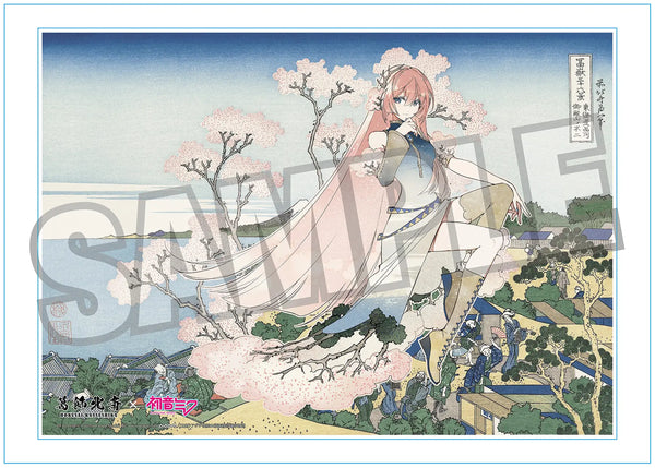 緋想天響 out of the blue Kaleido-Screen Hokusai Katsushika x Hatsune Miku by Rella A3 Acrylic Panel with