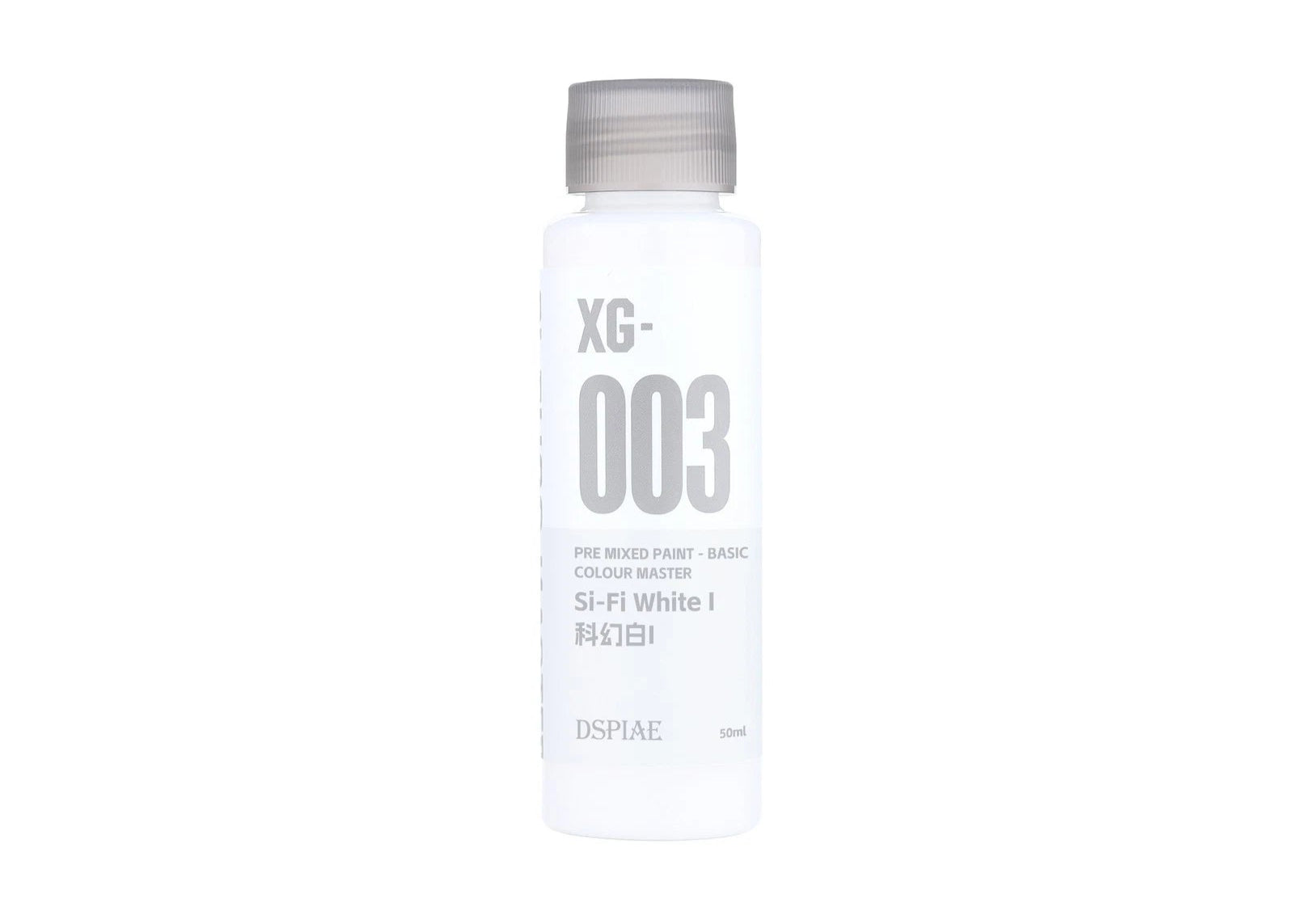 DSPIAE XG-003 Water Based Pre-Mixed Paint - Si-Fi White I 50ML