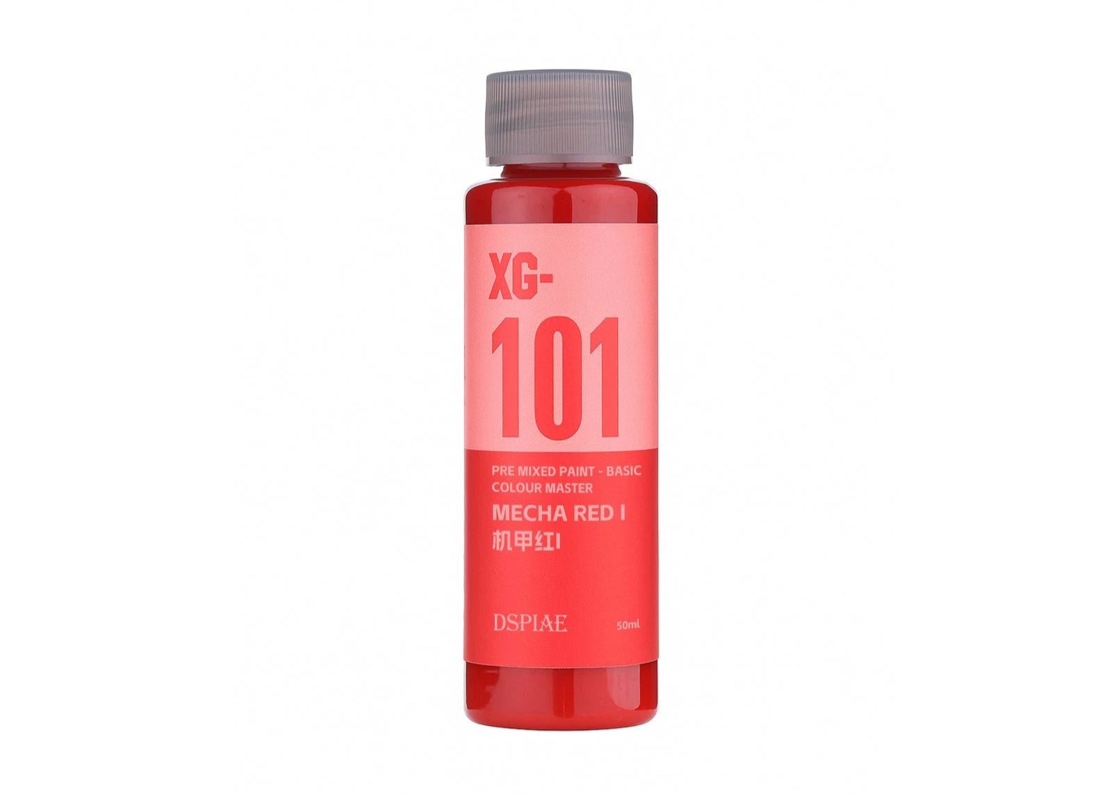 DSPIAE XG-101 Water Based Pre-Mixed Paint - Mecha Red I 50ML