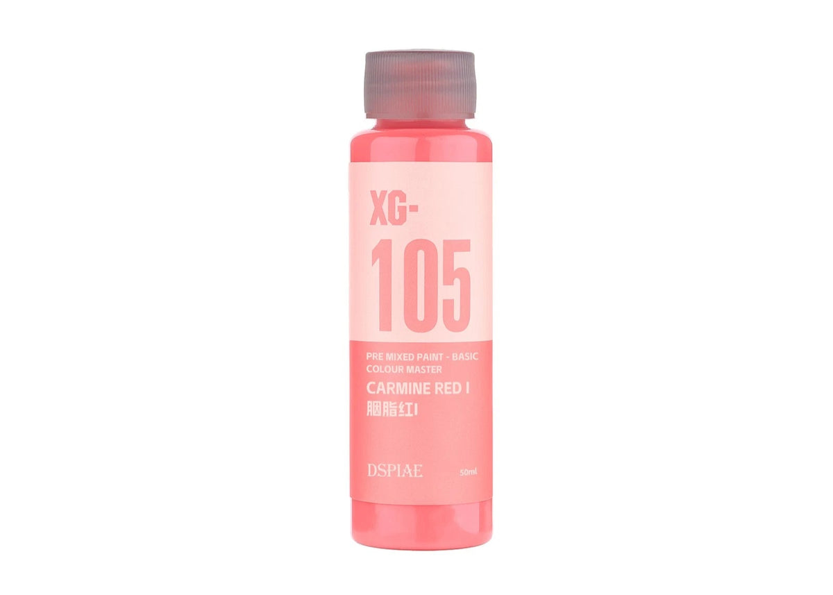 DSPIAE XG-105 Water Based Pre-Mixed Paint - Carmine Red I 50ML