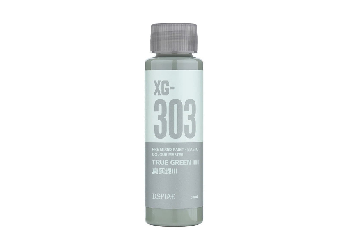 DSPIAE XG-303 Water Based Pre-Mixed Paint - True Green III 50ML