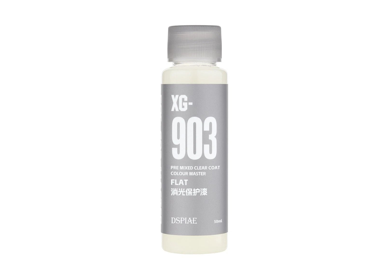 DSPIAE XG-903 Water Based Pre-Mixed Paint - Clear Coat (Flat) 50ML