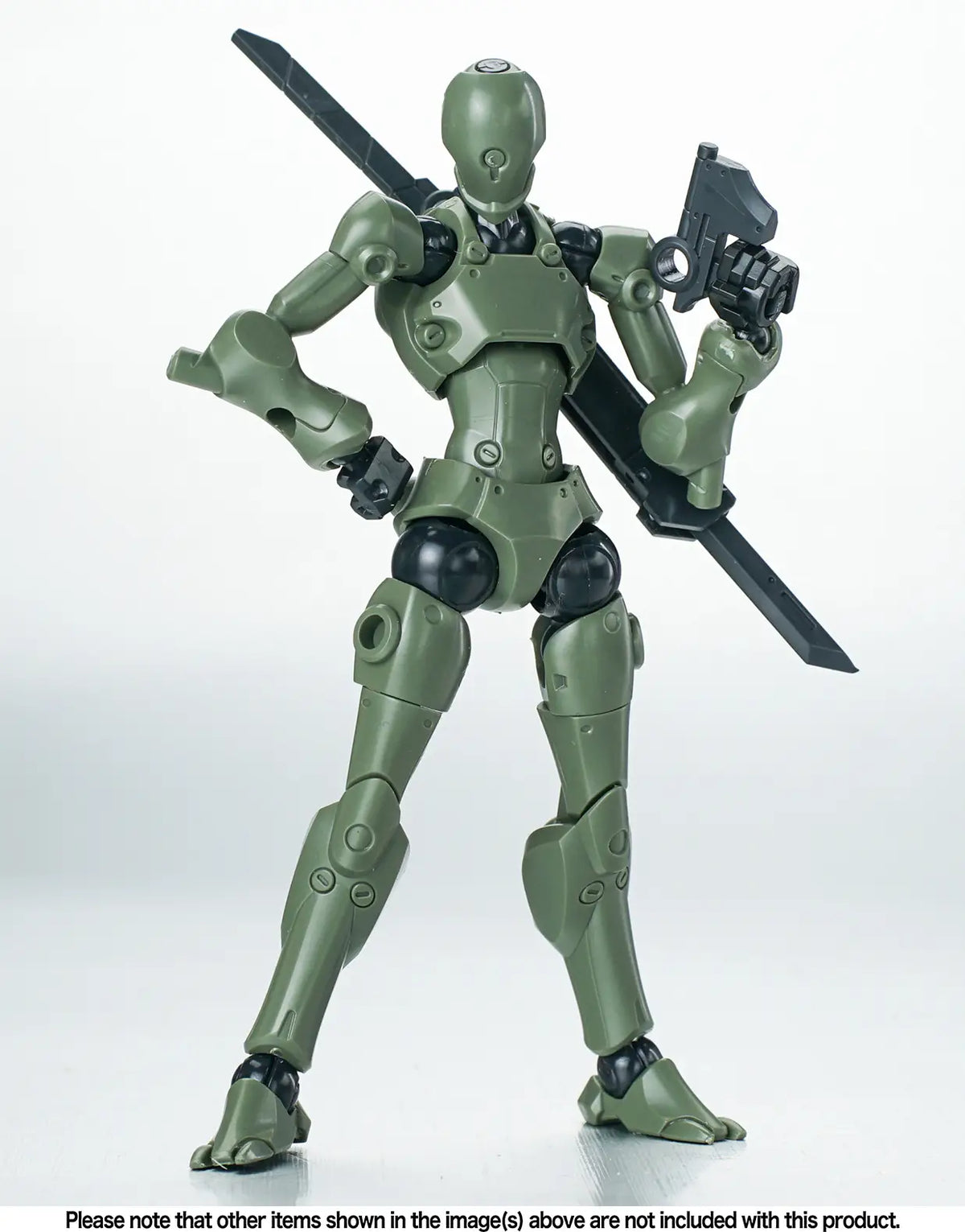 3 Min Project Xenostrike (Green Ver.) 1/18 Scale Model Kit