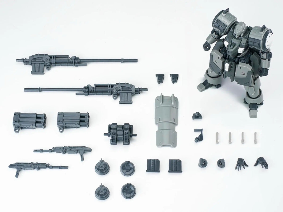 Ultra Action Trooper Artillery Type Zarov (Gray) 1/144 Scale Model Kit