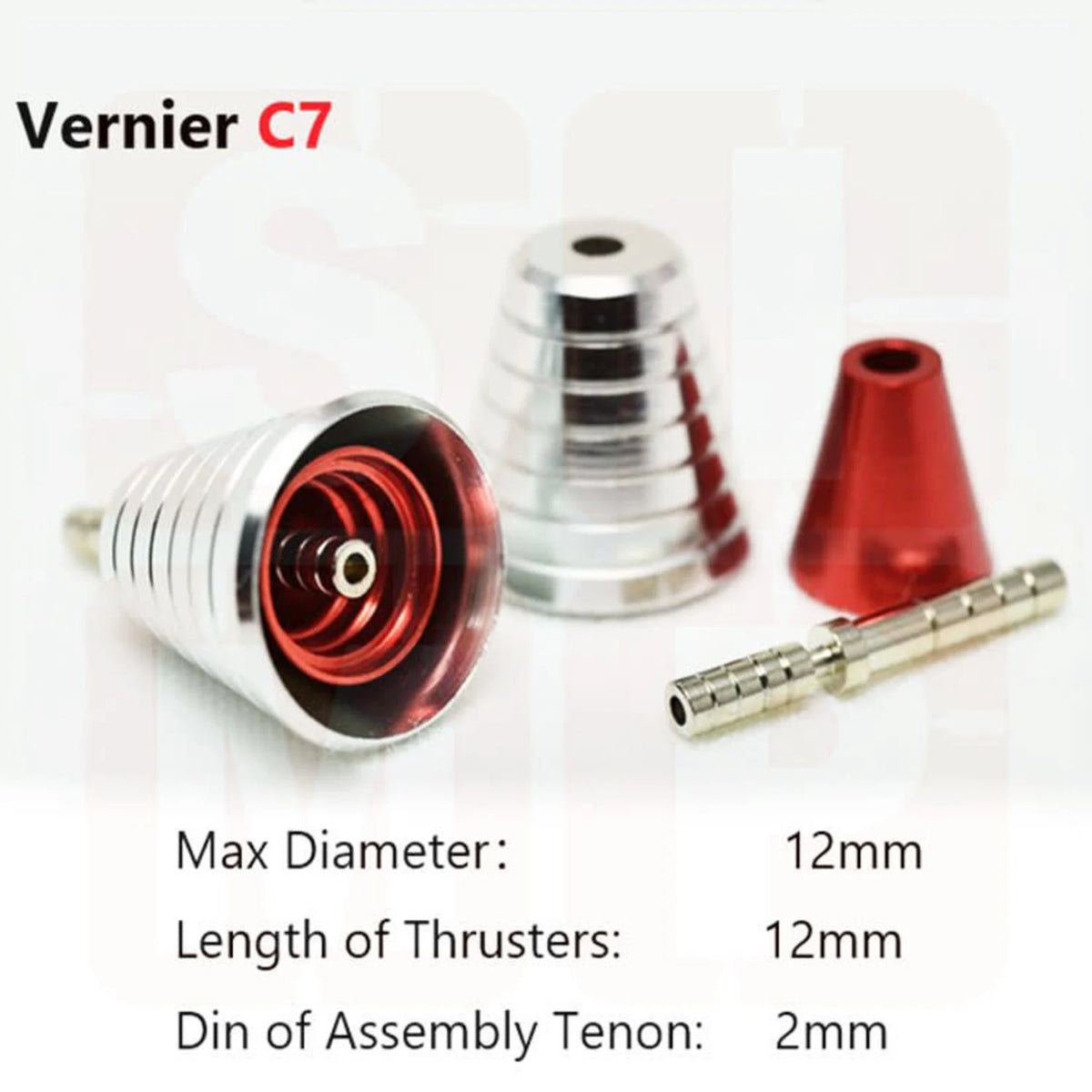 SIM07-00-C7 SIMP Model Metal Vernier C7 (Red)