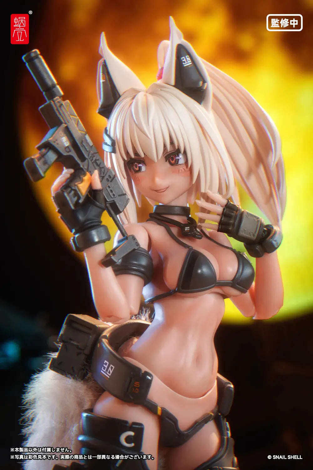 RA-04 Kitsunebi Senki Honoka (Swimsuit Ver.) 1/12 Scale Action Figure