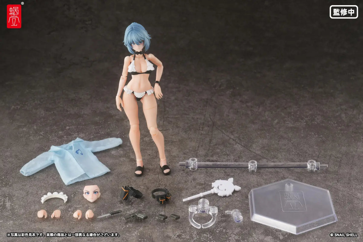 RA-02S Kazune Summer Operation 1/12 Scale Action Figure