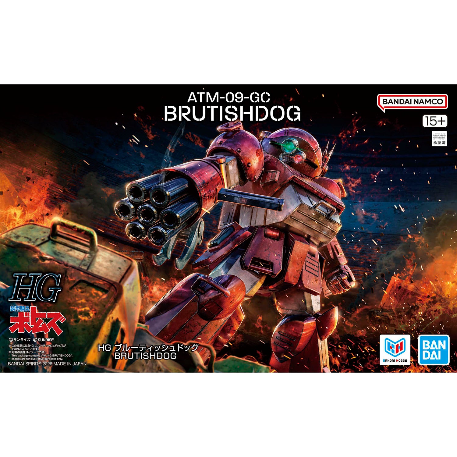 Armored Trooper Votoms HG ATM-09-GC Brutishdog Model Kit – USA