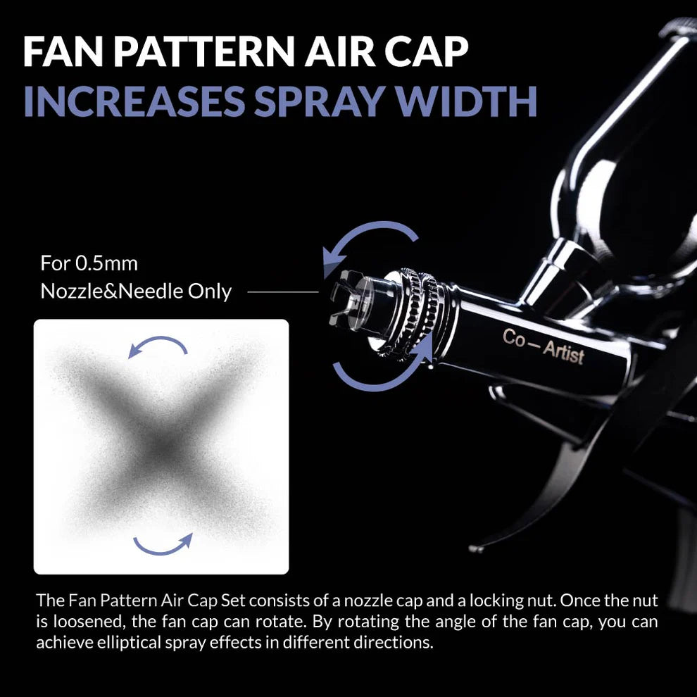 Gaahleri Airbrush Fan Cap for Swallowtail