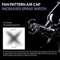 Gaahleri Airbrush Fan Cap for Swallowtail