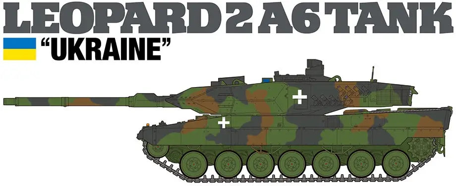 Tamiya 1/35 Leopard 2 A6 Tank Ukraine
