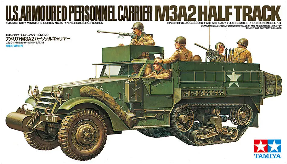 Tamiya 1/35 U.S. Armored Personnel Carrier M3A2 Half-Track