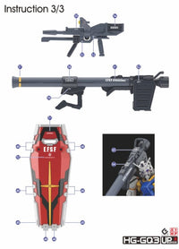 C113 HG Red + White Gundam (GQuuuuuuX Ver.) Water Slide Decal