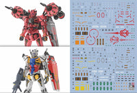 C113 HG Red + White Gundam (GQuuuuuuX Ver.) Water Slide Decal