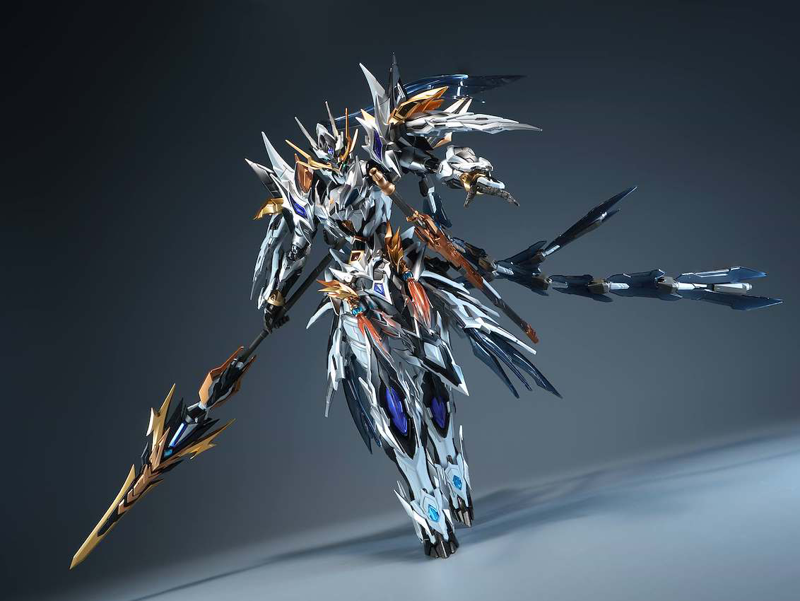 Legend of Star General MNP-XH05XP Zhaoyun with Moonlight Jade Lion (SP Color) 1/100 Scale Model Kit
