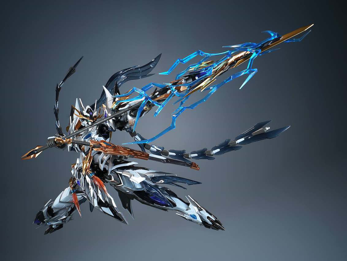 Legend of Star General MNP-XH05XP Zhaoyun with Moonlight Jade Lion (SP Color) 1/100 Scale Model Kit