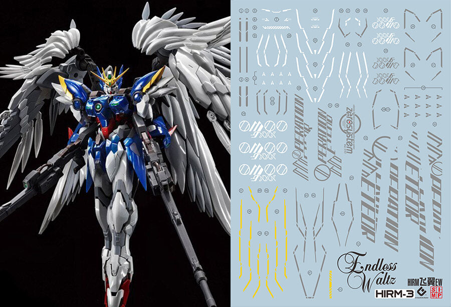 F19 HIRM Wing Zero Custom Water Slide Decal