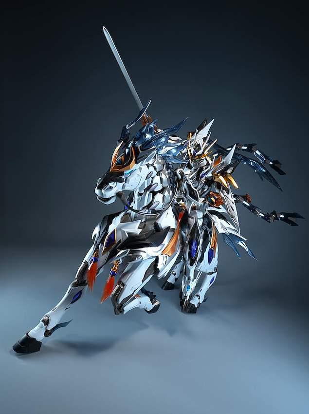 Legend of Star General MNP-XH05XP Zhaoyun with Moonlight Jade Lion (SP Color) 1/100 Scale Model Kit