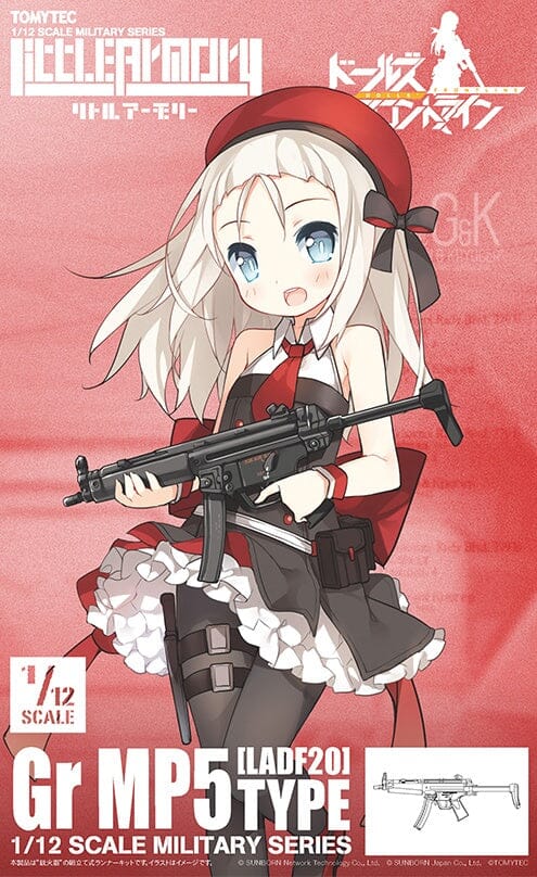 Tomytec LittleArmory Girls' Frontline 2 Daiyan LA-DF38 1/12 Model Kit Tomytec LittleArmory Girls' Frontline 2 Daiyan LA-DF38 1/12 Model Kit