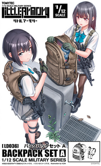 Little Armory LD036 Backpack Set A 1/12 Scale Accessory Set