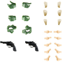 Little Armory x Sousai Shojo Teien Tactical Glove 2 (Green) with Revolver 1/12 Scale Accessory Set