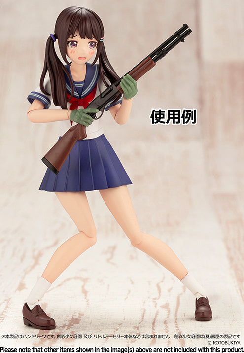 Little Armory x Sousai Shojo Teien Tactical Glove 2 (Green) with Revolver 1/12 Scale Accessory Set