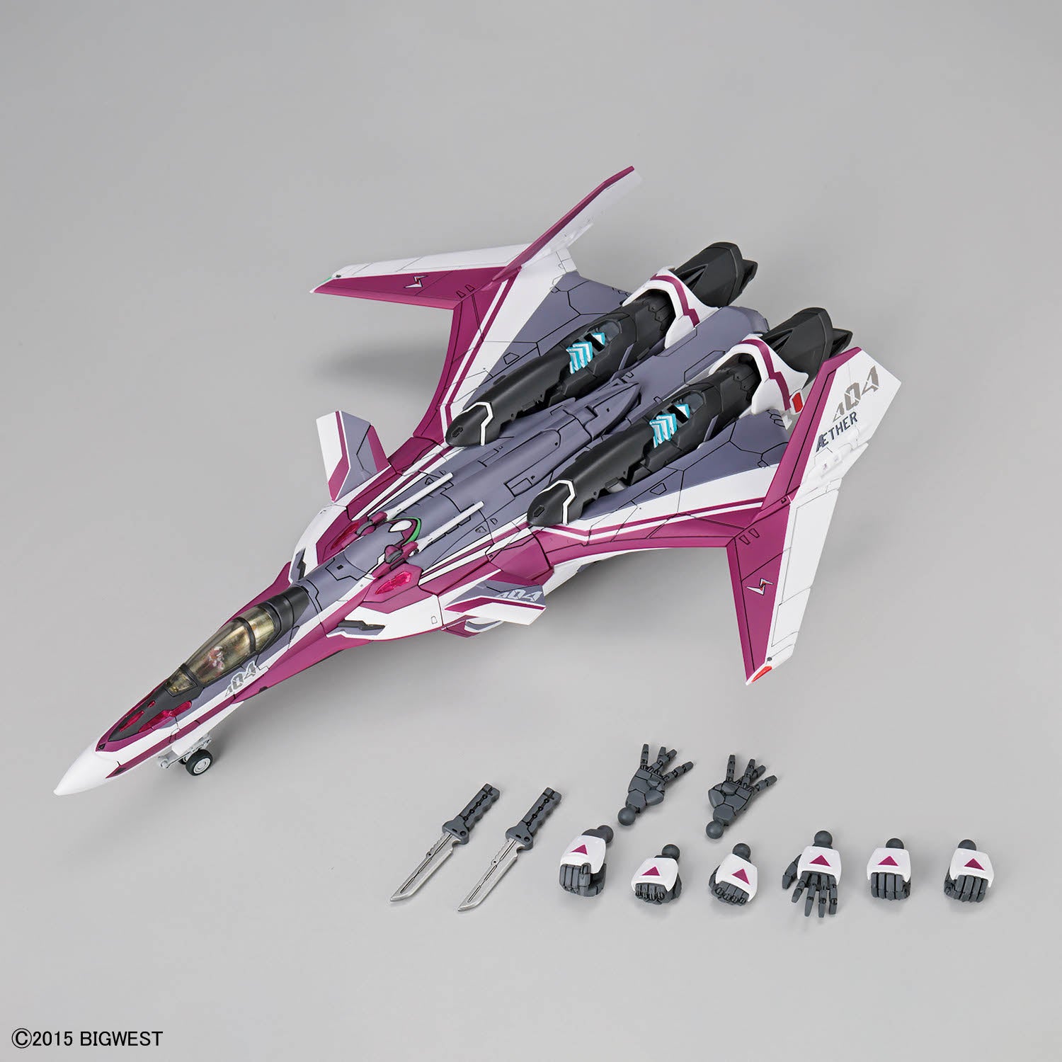 Macross Delta HG VF-31C Siegfried (Mirage Farina Jenius Use) 1/100 Scale Model Kit
